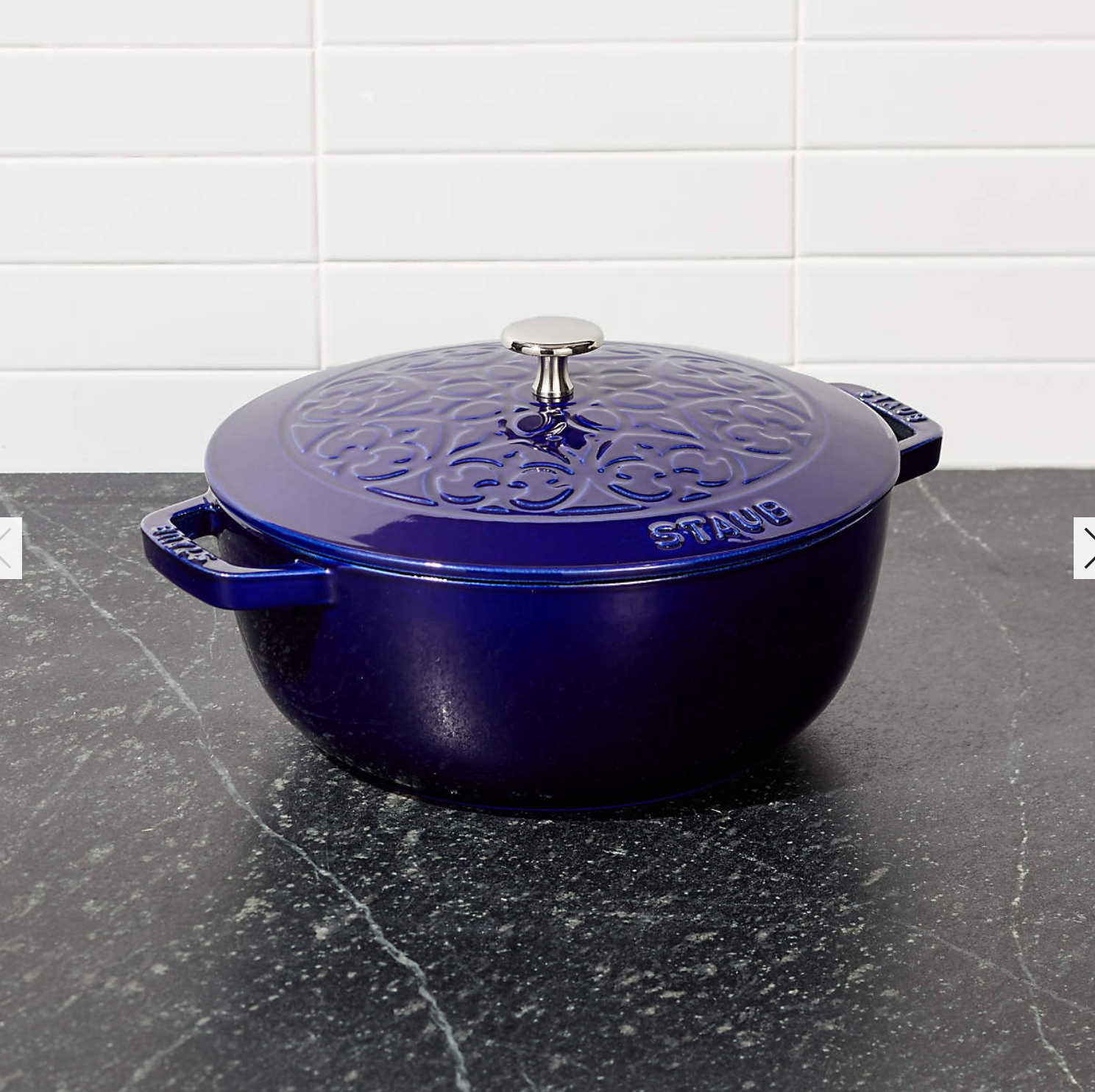 [READY STOCK ETA 7 DAYS] Staub La Marmite Lily 24cm in Dark Blue