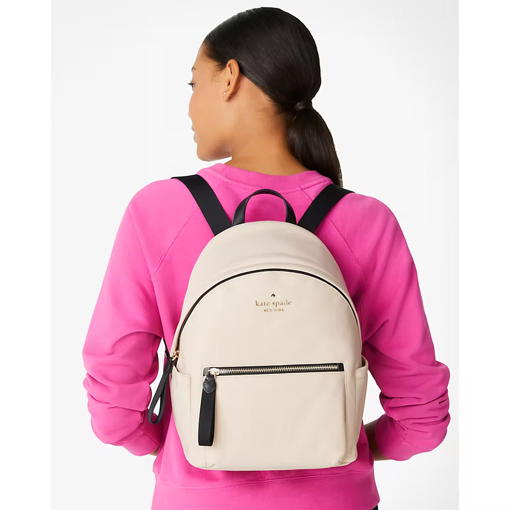 Kate Spade Chelsea Medium Backpack in Warm Beige Multi (KE955)