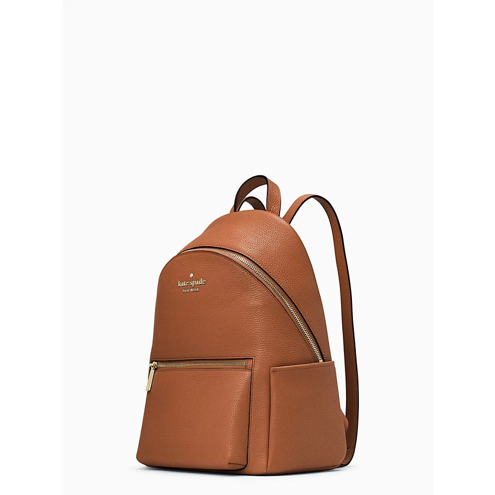 Kate Spade Leila Medium Dome Backpack in Warm Ginger (K8155)