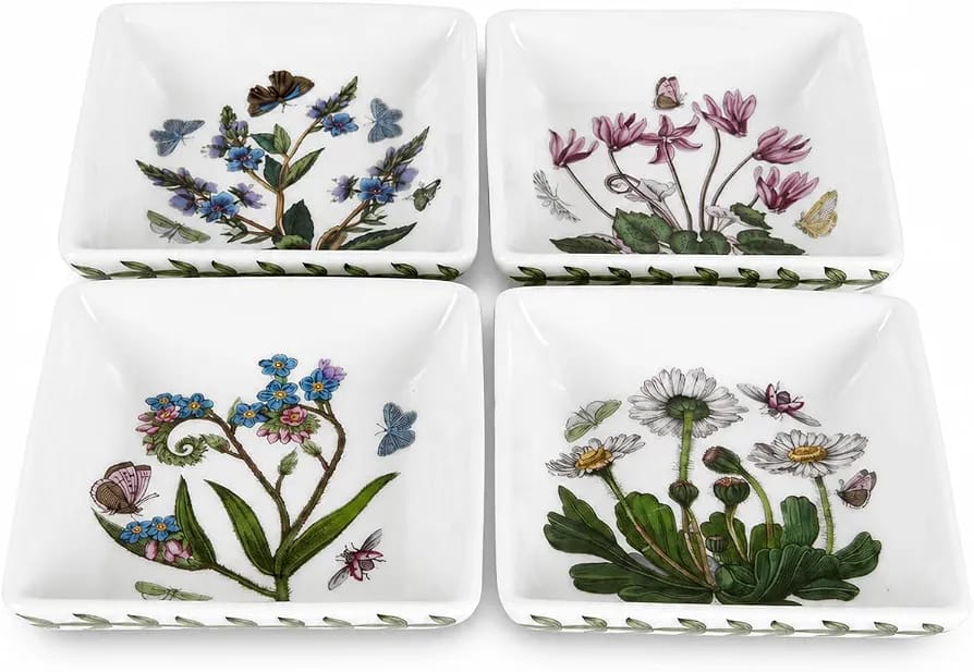 [READY STOCK MY] PORTMEIRION BOTANIC GARDEN DIPPER DISHES 4 PIECES