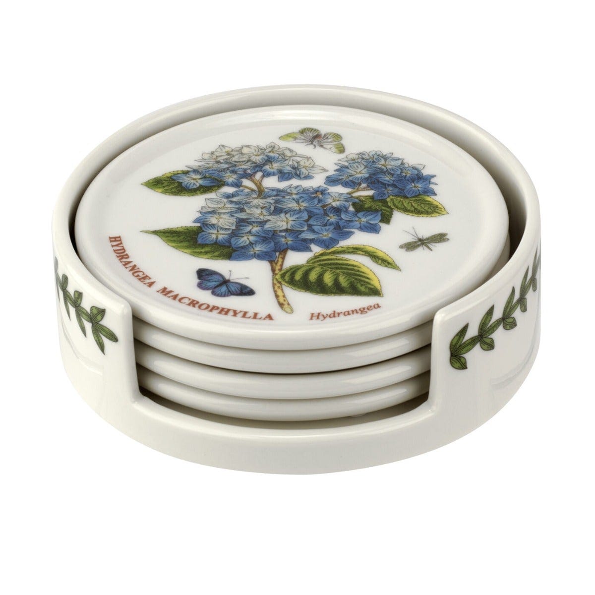 [READY STOCK MY] PORTMEIRION BOTANIC GARDEN COASTER SET WITH HOLDER