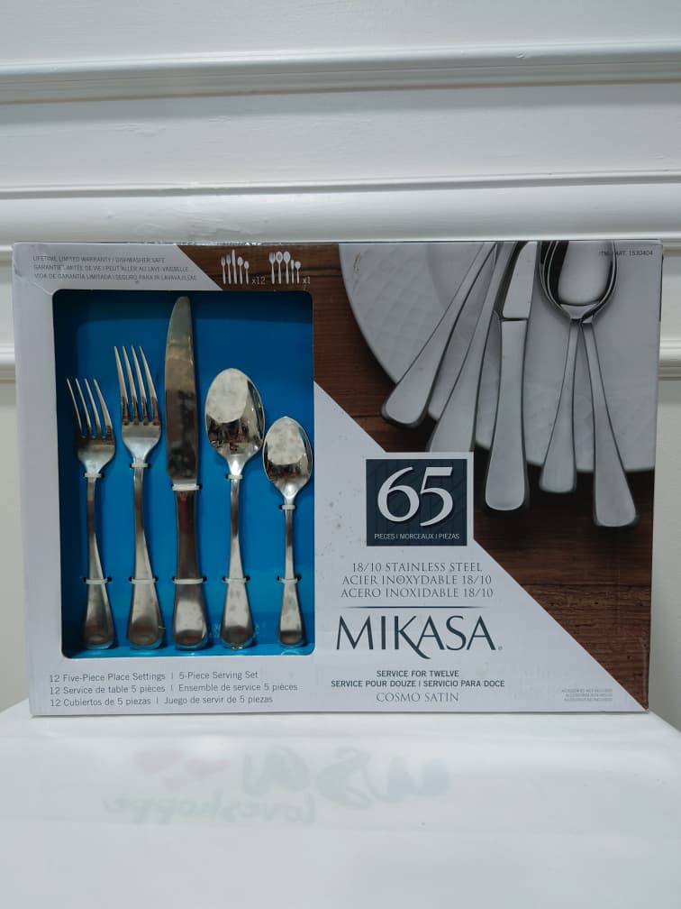 [READY STOCK MY] MIKASA STAINLESS STEEL 65 PIECES