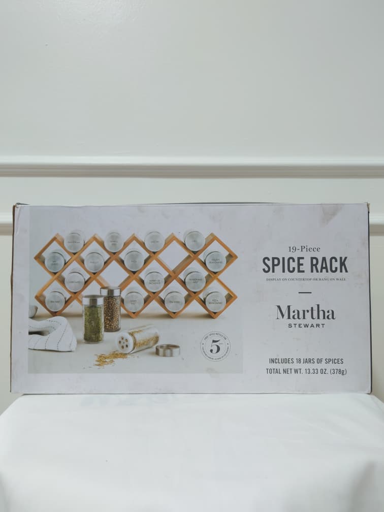 [READY STOCK MY] MARTHA SEWART SPICE RACK19 PIECE
