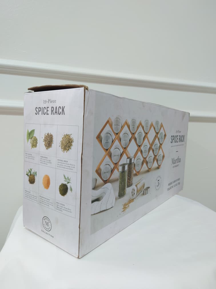[READY STOCK MY] MARTHA SEWART SPICE RACK19 PIECE