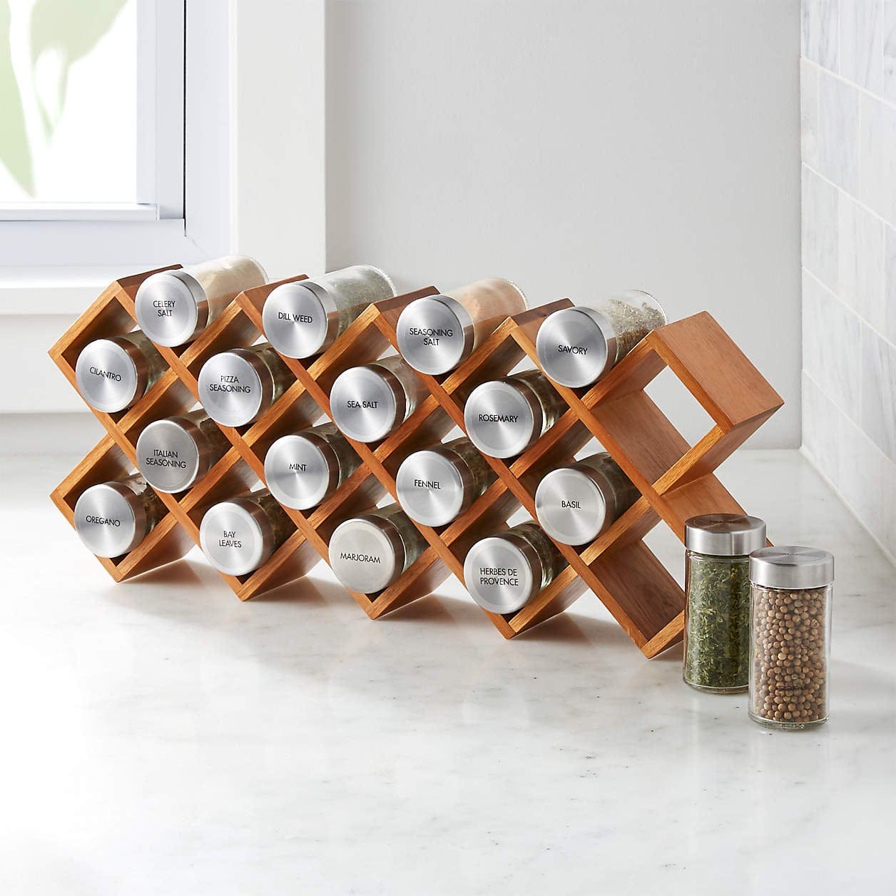 [READY STOCK MY] MARTHA SEWART SPICE RACK19 PIECE