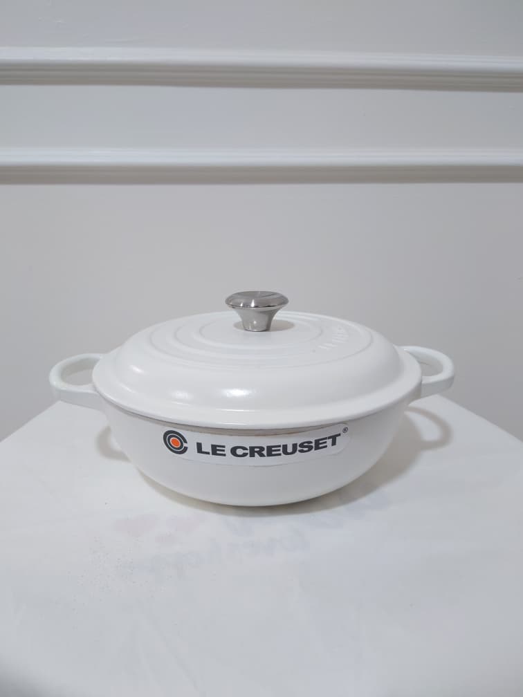 [READY STOCK MY] LE CREUSET SIGNATURE COTTON SOUP POT WITH LID 2.5QT CAST IRON