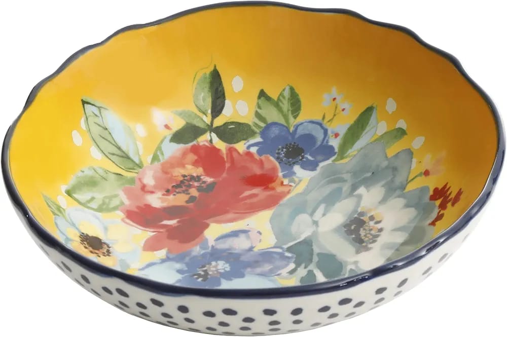 [READY STOCK MY] THE PIONEER WOMEN MELODY 4 PCS PASTA BOWL SET
