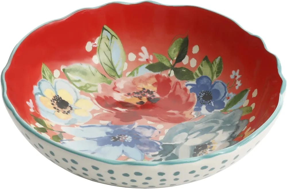 [READY STOCK MY] THE PIONEER WOMEN MELODY 4 PCS PASTA BOWL SET