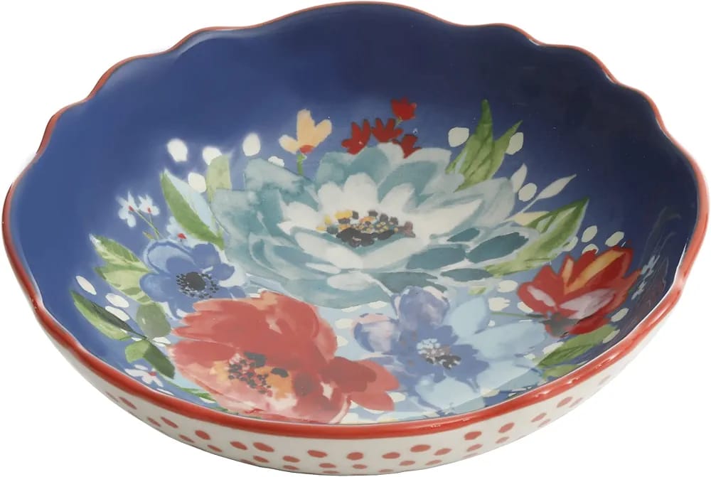 [READY STOCK MY] THE PIONEER WOMEN MELODY 4 PCS PASTA BOWL SET