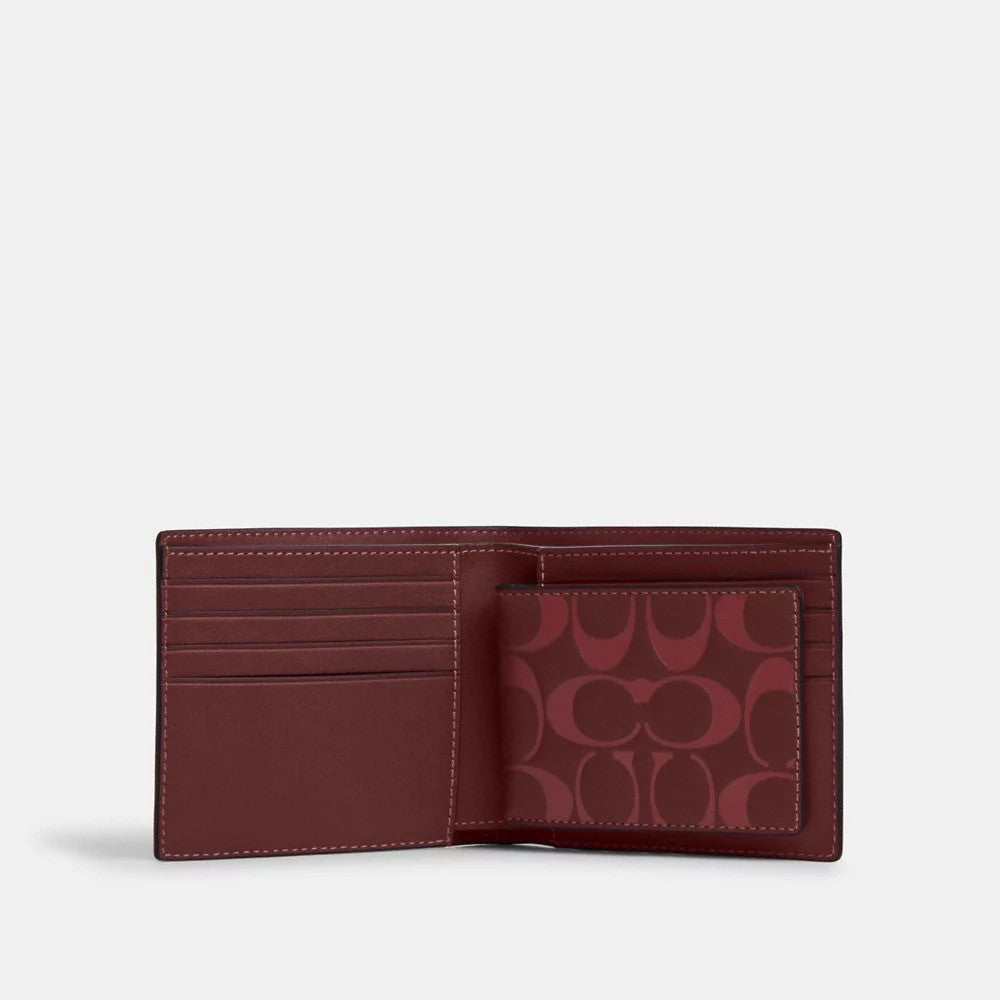 [INCOMING ETA END MARCH 2024] Coach Boxed 3 In 1 Wallet Gift Set In Signature Leather in Wine Multi (CJ737)