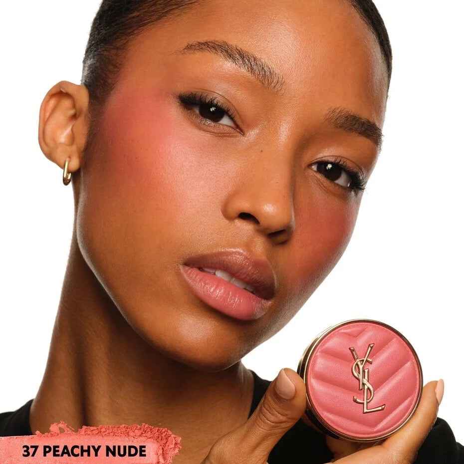 [INCOMING ETA 30 DAYS] YSL MAKE ME BLUSH 24H BUILDABLE BLURRING POWDER BLUSH IN PEACHY NUDE-WARM TERRACOTTA MATTE (37)