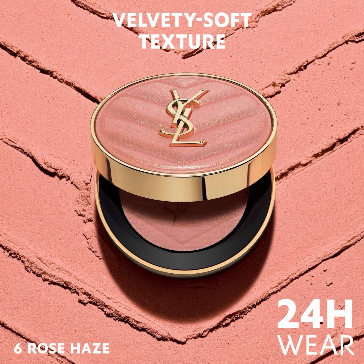 [ULSBC][INCOMING ETA 30 DAYS] YSL MAKE ME BLUSH 24H BUILDABLE BLURRING POWDER BLUSH IN ROSE HAZE (06)