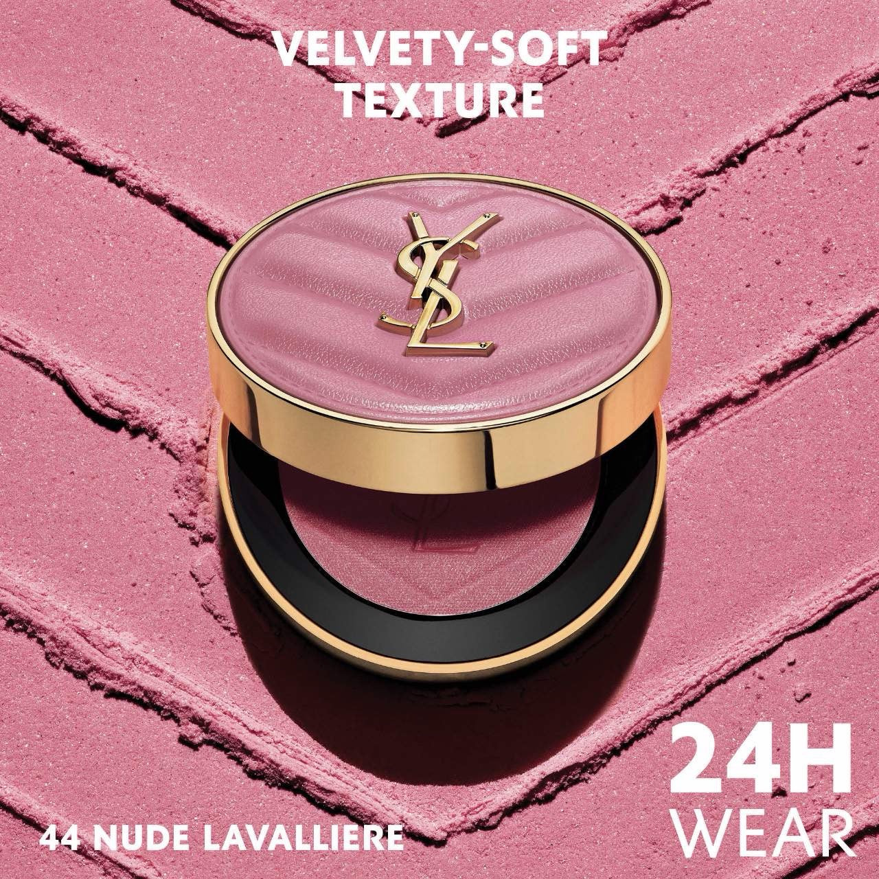 [INCOMING ETA 30 DAYS] YSL MAKE ME BLUSH 24H BUILDABLE POWDER BLUSH IN NUDE LAVALLIERE (44)