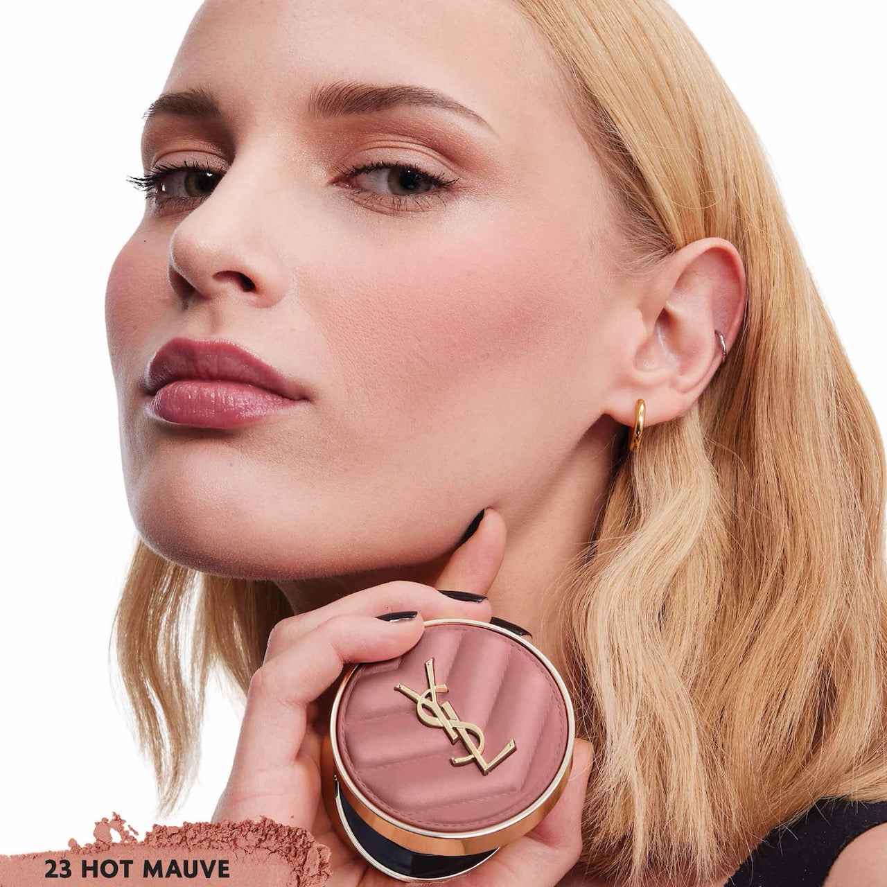 [INCOMING ETA 30 DAYS] YSL Make Me Blush 24H Buildable Powder Blush in Hot Mauve (23)