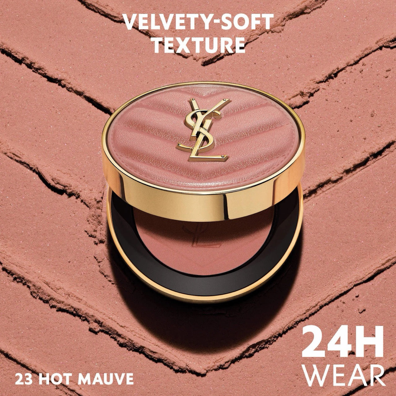 [INCOMING ETA 30 DAYS] YSL Make Me Blush 24H Buildable Powder Blush in Hot Mauve (23)