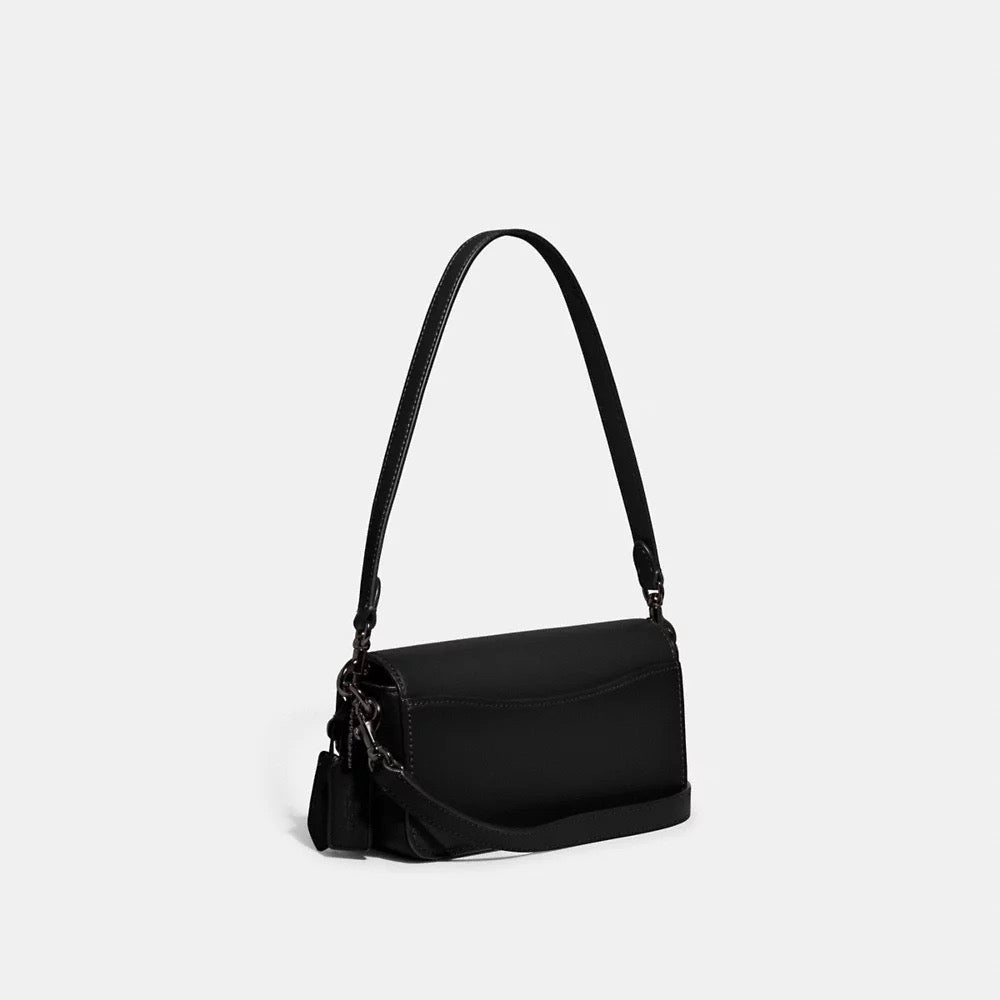 Coach Studio Baguette Bag In Pewter/Black (CE331)