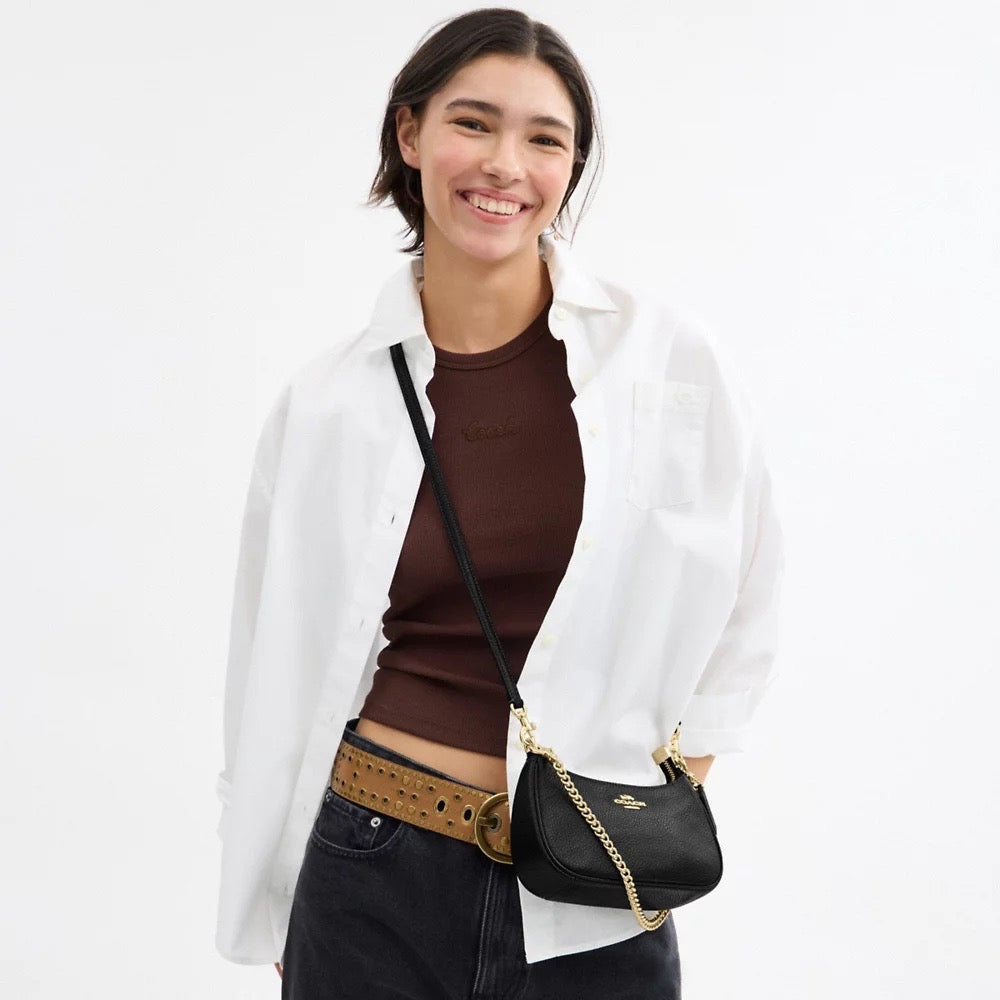 [READY STOCK MY] COACH Teri Mini Crossbody Bag in Black (CW309)