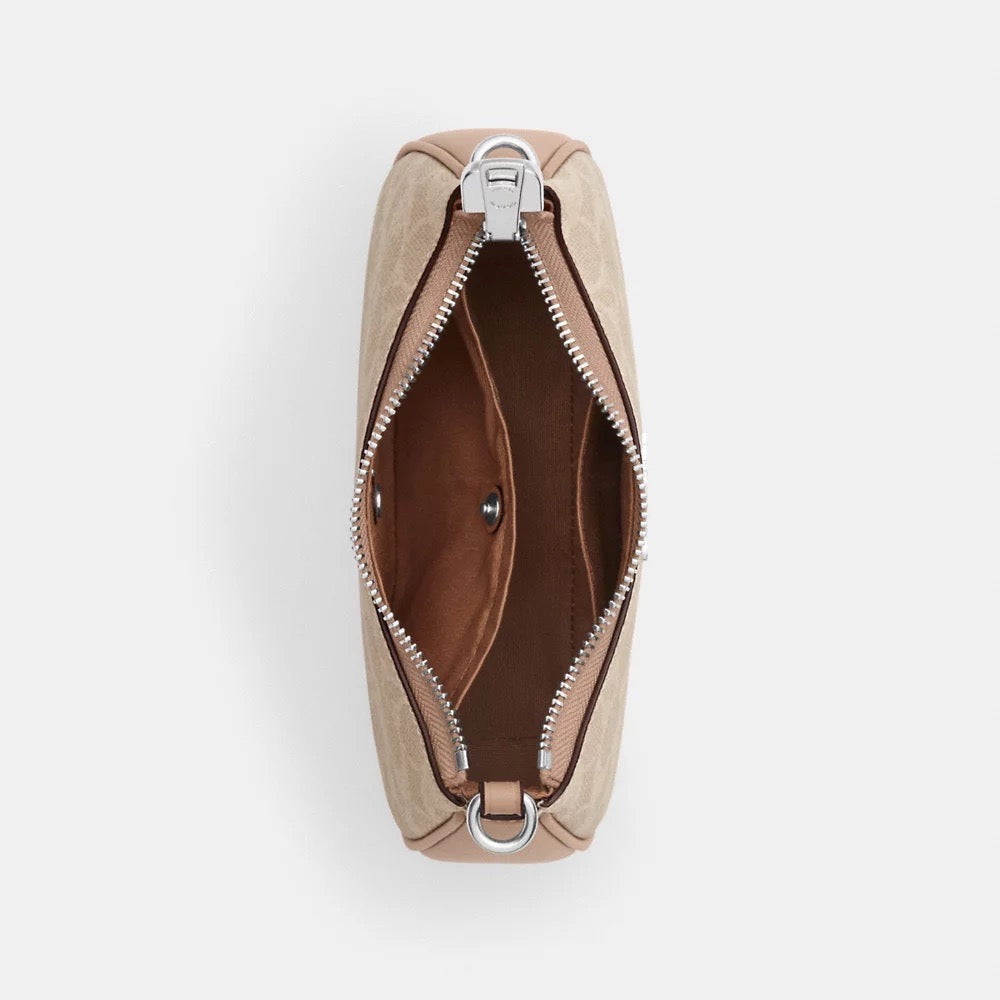 [READY STOCK MY] COACH Teri Mini Crossbody Bag In Signature Canvas in Sand/Taupe (CW323)