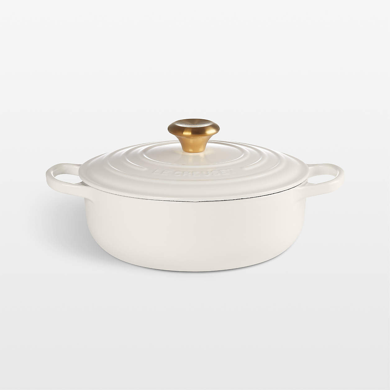 [READY STOCK MY] Le Creuset signature sauteuse oven 3.5qt Creme