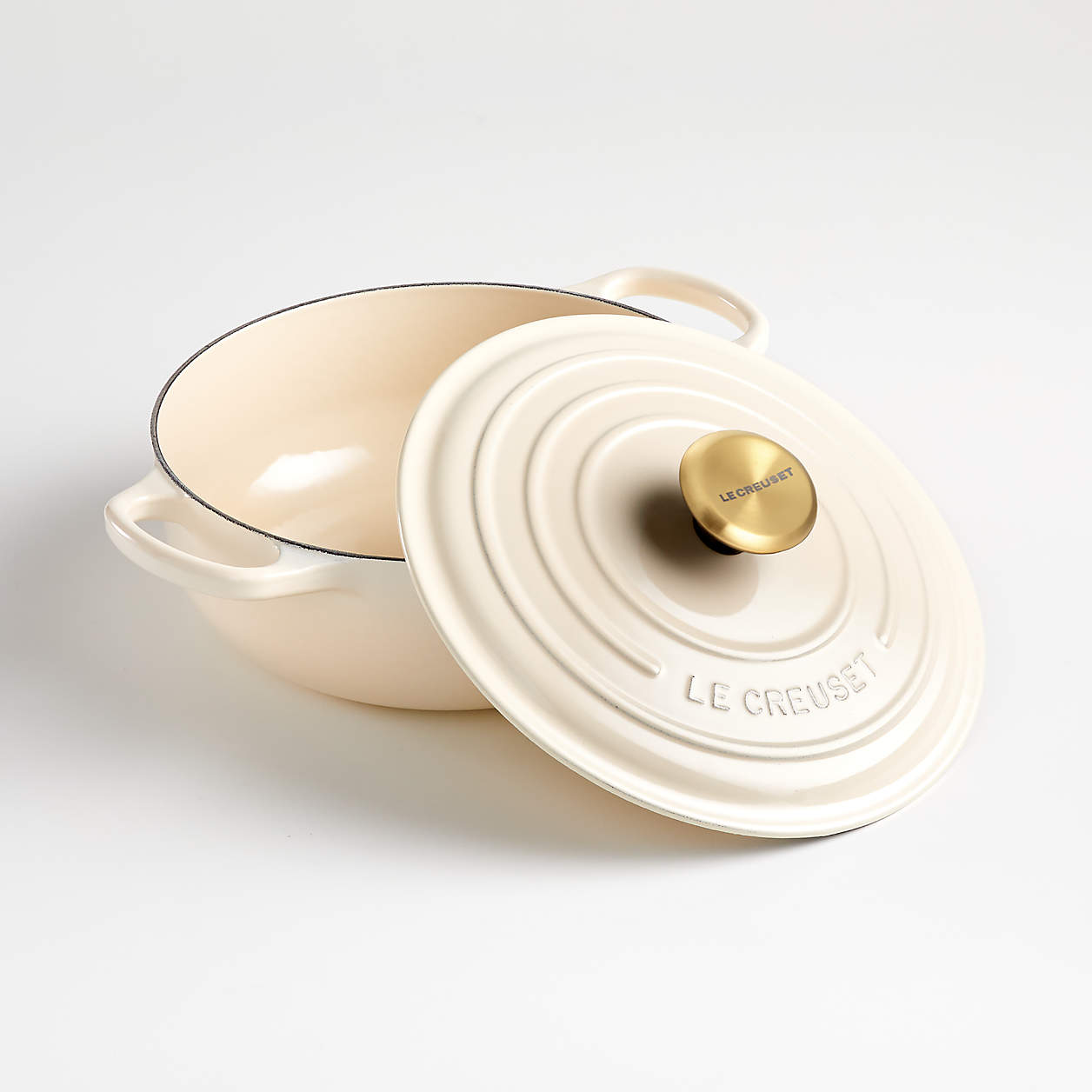 [READY STOCK MY] Le Creuset signature sauteuse oven 3.5qt Creme