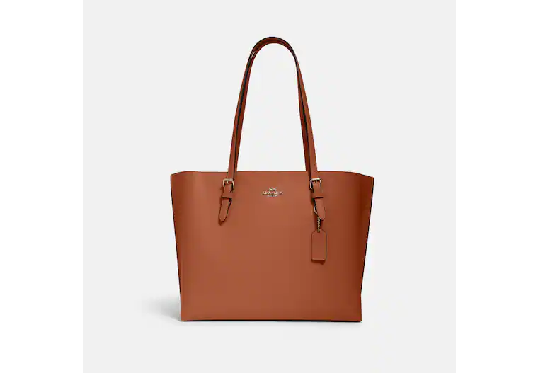 Coach Mollie Tote in Gold/Redwood/1941 Red (Style No. 1671)